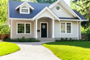 A photograph of a small family home. Selling your home for cash to Tyler Capital Group offers a faster process from offer to closing.